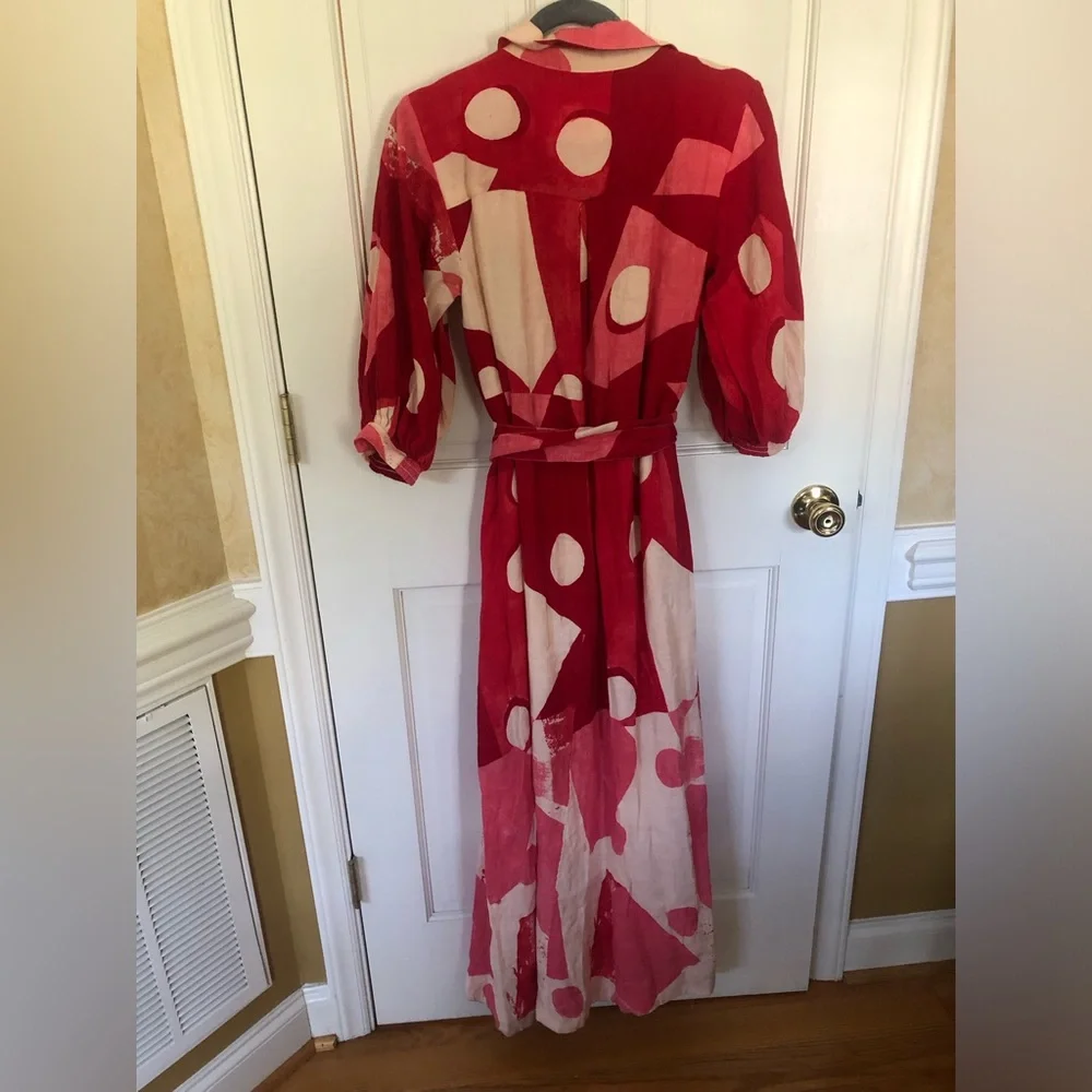 Anthropologie The Mona linen shirt dress by Maeve - Picture 5 of 7